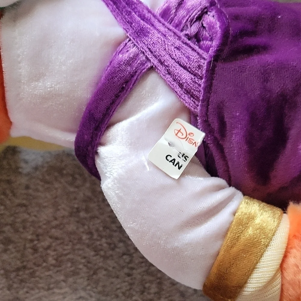 Disney Vintage Tigger Plush Toy - Orange, Purple, Green